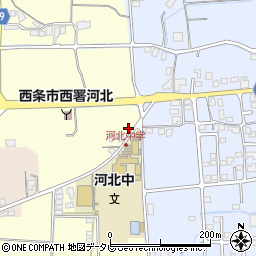 愛媛県西条市実報寺204周辺の地図