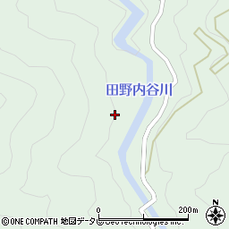 田野内谷川周辺の地図