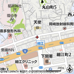 〒750-0016 山口県下関市細江町の地図