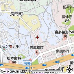 下関豊前田郵便局周辺の地図