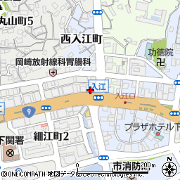 西日本シティ銀行下関支店周辺の地図