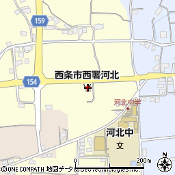 愛媛県西条市実報寺甲-196周辺の地図