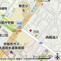 カラオケバンバン BanBan 宇部神原店周辺の地図