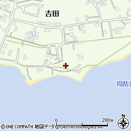 山口県宇部市西岐波吉田217周辺の地図