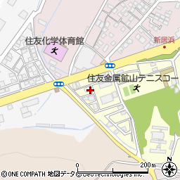 愛媛県新居浜市王子町5周辺の地図