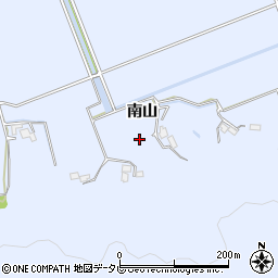 徳島県小松島市立江町南山周辺の地図