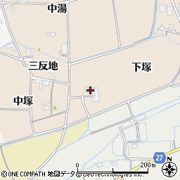 徳島県阿南市那賀川町手島三反地16-1周辺の地図