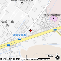 愛媛県新居浜市磯浦町5周辺の地図