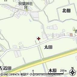 徳島県小松島市櫛渕町太田38周辺の地図