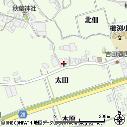 徳島県小松島市櫛渕町太田周辺の地図