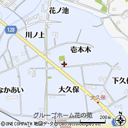 徳島県阿南市羽ノ浦町中庄（壱本木）周辺の地図