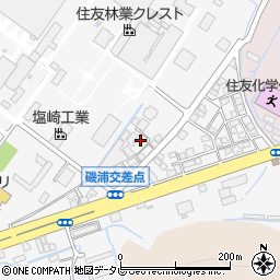 愛媛県新居浜市磯浦町9周辺の地図