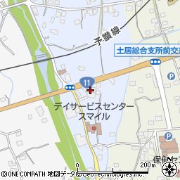 愛媛県四国中央市土居町土居1115周辺の地図