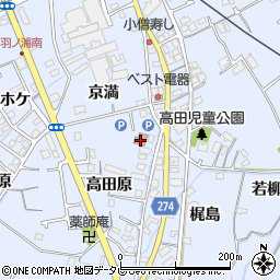 羽ノ浦第一児童クラブ周辺の地図