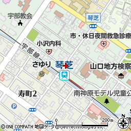 埴生商店周辺の地図