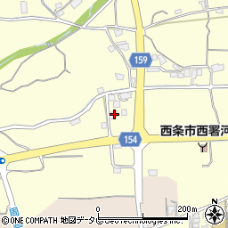 愛媛県西条市実報寺161周辺の地図