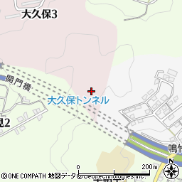 関門橋周辺の地図