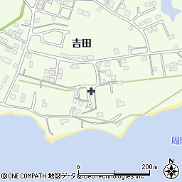 山口県宇部市西岐波吉田202周辺の地図