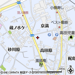 ローソン羽ノ浦中庄店周辺の地図