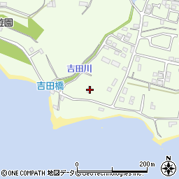 山口県宇部市西岐波吉田878周辺の地図