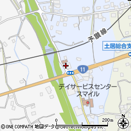 愛媛県四国中央市土居町土居1153周辺の地図