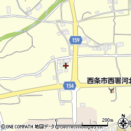 愛媛県西条市実報寺甲-158周辺の地図