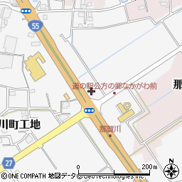 徳島県阿南市那賀川町工地周辺の地図