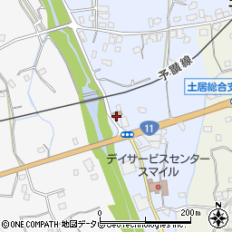 愛媛県四国中央市土居町土居1154周辺の地図