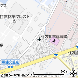 愛媛県新居浜市磯浦町6周辺の地図
