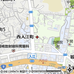 山口県下関市入江町周辺の地図