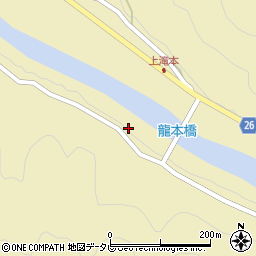 和歌山県日高郡日高川町船津1872周辺の地図