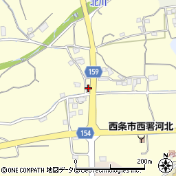 愛媛県西条市実報寺甲-252周辺の地図