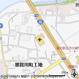 ハナテン中古車センター徳島那賀川営業所周辺の地図