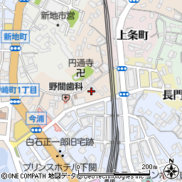 ビジネス旅館今浦周辺の地図