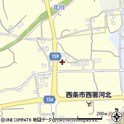 愛媛県西条市実報寺247周辺の地図