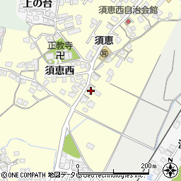 山口県山陽小野田市須恵西3408周辺の地図
