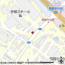 株式会社宇部スチール　本事務所　製鋼販売部周辺の地図