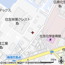 愛媛県新居浜市磯浦町8周辺の地図