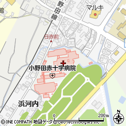 小野田赤十字　在宅介護支援センター周辺の地図