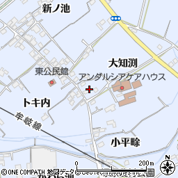 徳島県阿南市羽ノ浦町中庄大知渕39-2周辺の地図