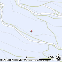 徳島県三好市池田町松尾松本54周辺の地図