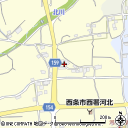 愛媛県西条市実報寺248周辺の地図