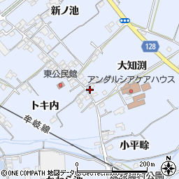 徳島県阿南市羽ノ浦町中庄大知渕39-3周辺の地図