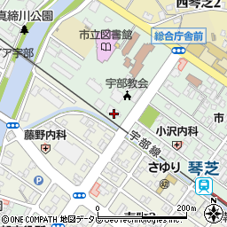 防長商事株式会社　宇部支店周辺の地図