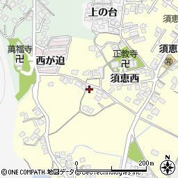 山口県山陽小野田市須恵西3282周辺の地図