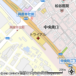 スーパーセンタートライアル宇部中央店周辺の地図