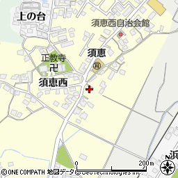 山口県山陽小野田市須恵西3405周辺の地図