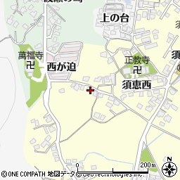 山口県山陽小野田市須恵西3284周辺の地図