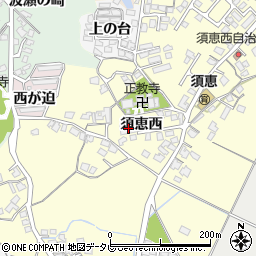 山口県山陽小野田市須恵西3334周辺の地図