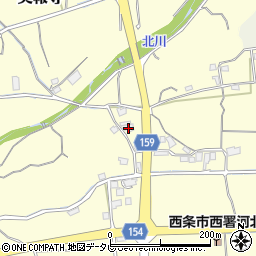 愛媛県西条市実報寺260周辺の地図